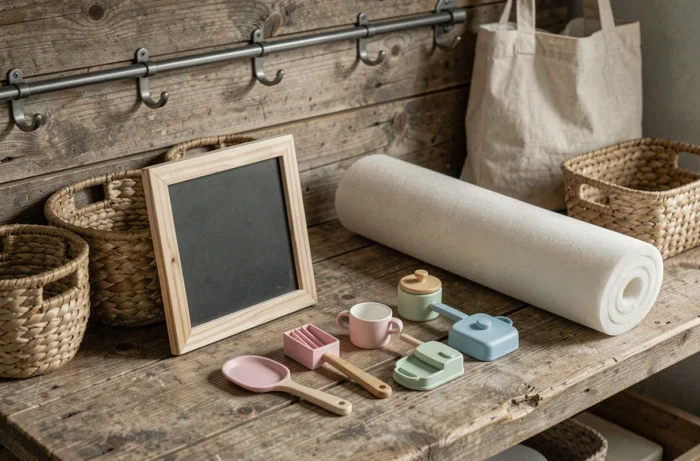 Équipements et accessoires pour aménager une maisonnette confortable et pratique